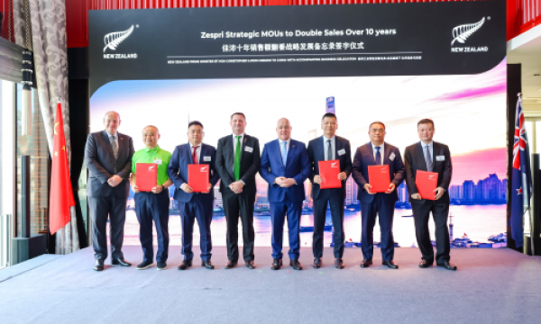 佳沛奇异果助力深化中新经贸合作新机遇